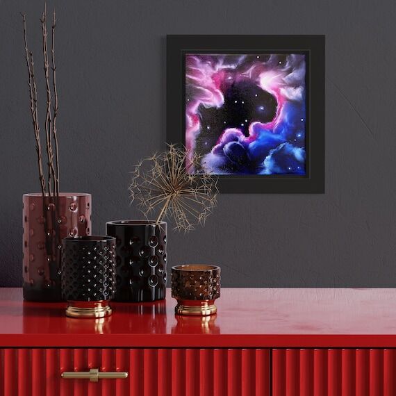 Carina Original Space Oil Painting Handmade C...