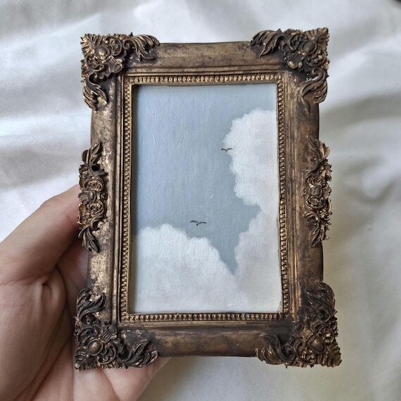 Original Oil Painting, Cloud Painting, Sky Pa...
