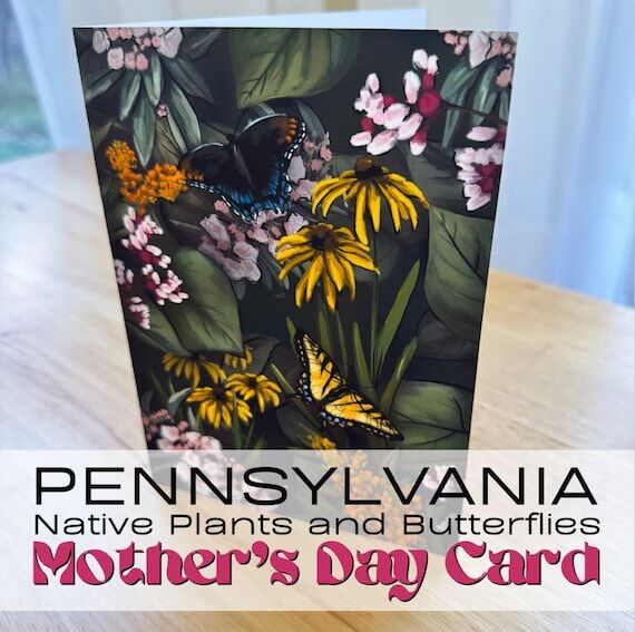 Mother's Day Card Pennsylvania Native Flowers...