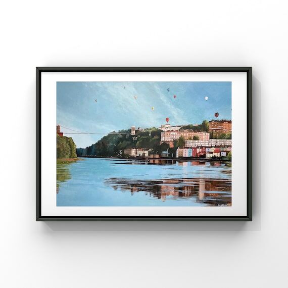 Bristol Print, Clifton Suspension Bridge, Hot...