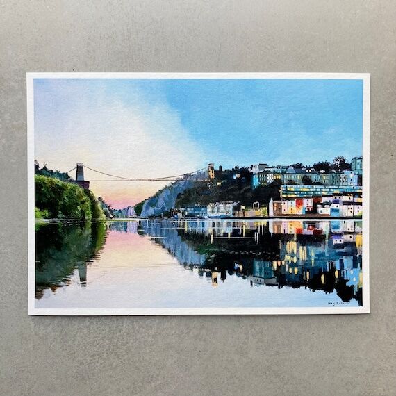 Clifton Suspension Bridge Art Print: Bristol ...
