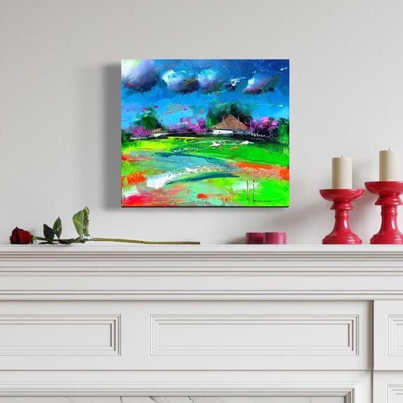 painting on canvas | Hand painted | «the gar...