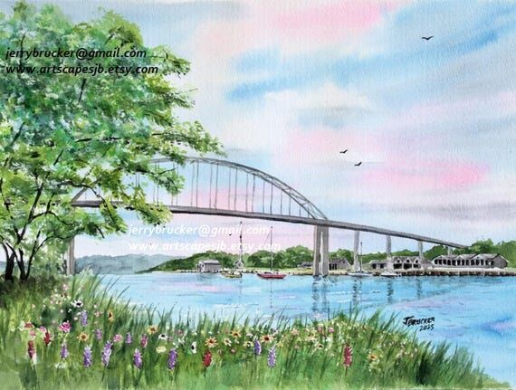 Chesapeake City Painting C & D Canal Bridge S...