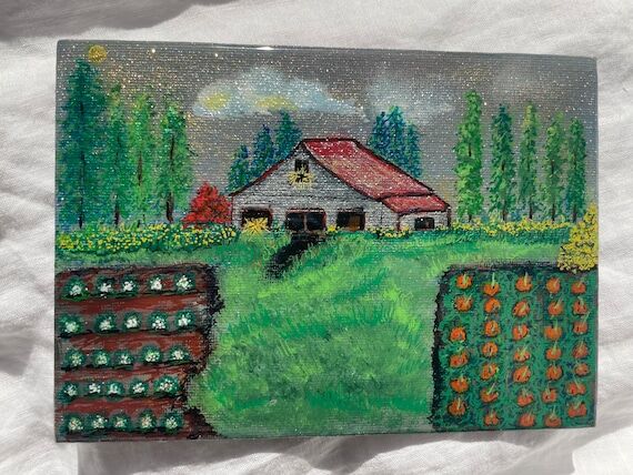 5x7 in, Acrylic Painting, Original Artwork, L...