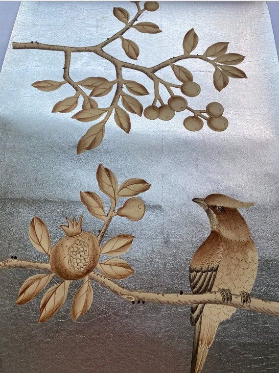 metallic wallpaper sample----SAMPLE IN STOCK ...