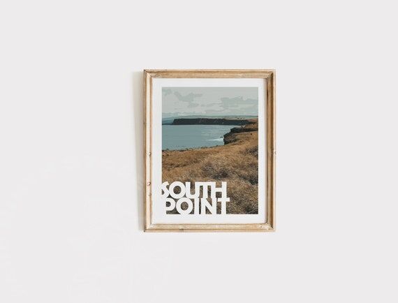 South Point Hawaii Wall Art, Big Island South...