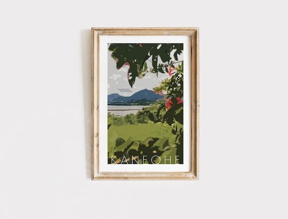 Kaneohe Artwork Oahu Artwork Hawaii Travel Pr...
