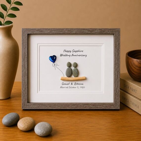 45th Wedding Anniversary Gift | Personalized ...