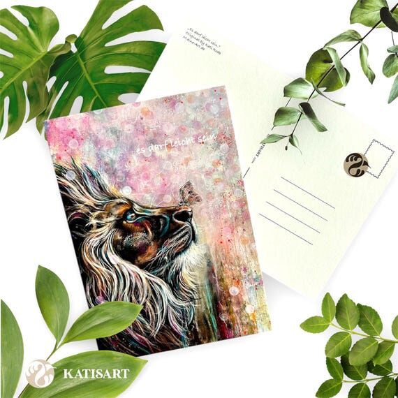 Postcard as art print - motif "It can be...