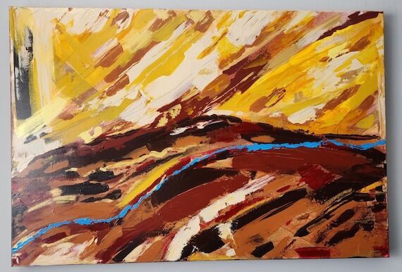 A River Runs Through It. Original Artwork, Ac...