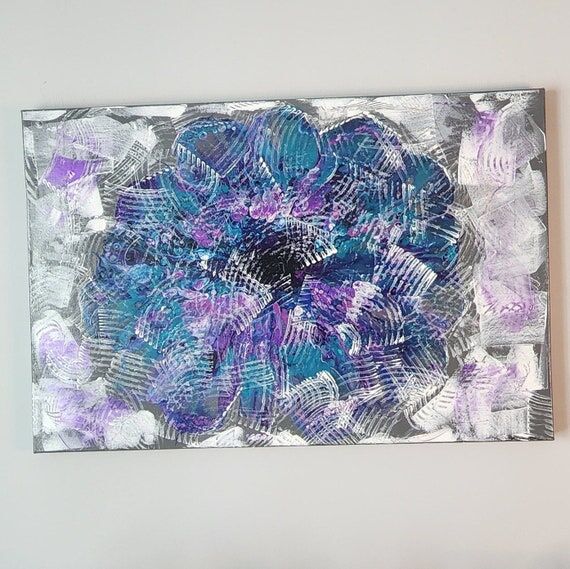 Dirty Orchid, Large Canvas, Floral Paintings,...