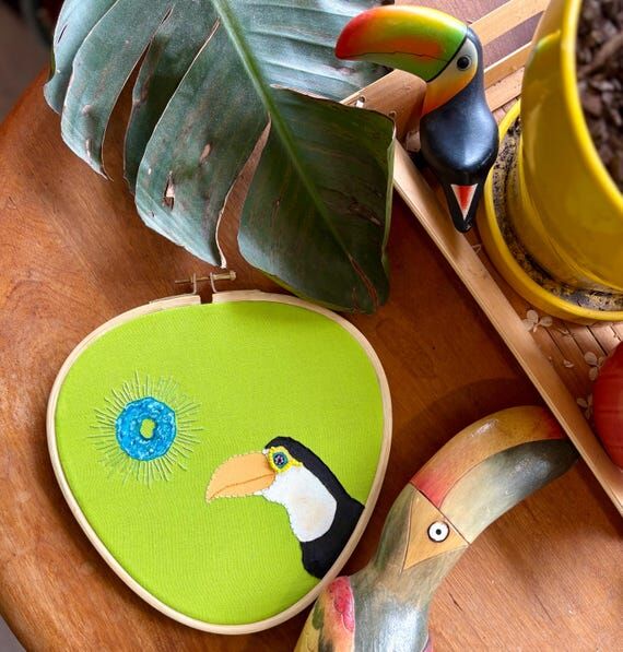 The Holy Fruit Loop! Toucan funny cereal art....