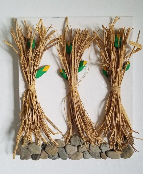 Sweet Corn Pebble Art Home Decor...