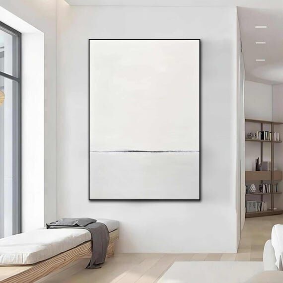 Vertical Minimalist Clean Light Painting, Neu...