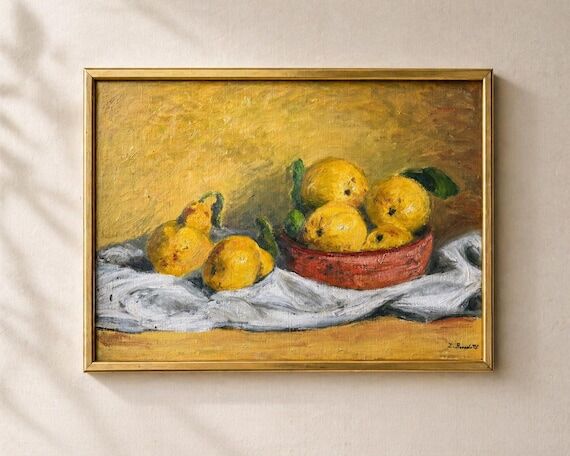 Still life oil painting on linen canvas | Ori...