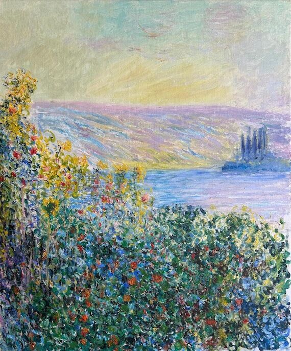 Reproduction after Monet – Oil on linen can...