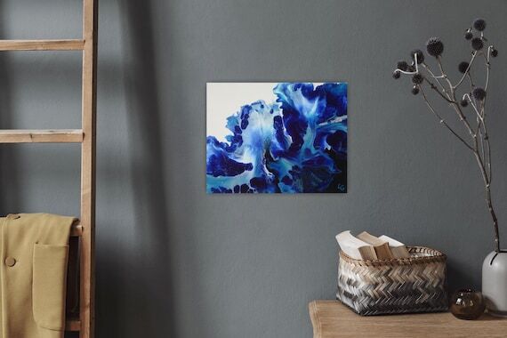Midnight Tide - Original Dutch Pour Painting ...