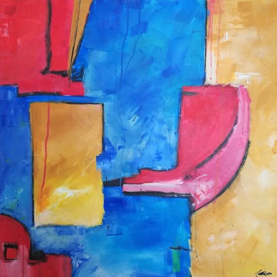Abstract Painting, Modern Home Decor, Homemad...