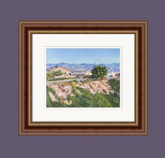 12x16 Oil Painting Landscape, Coastal View, O...