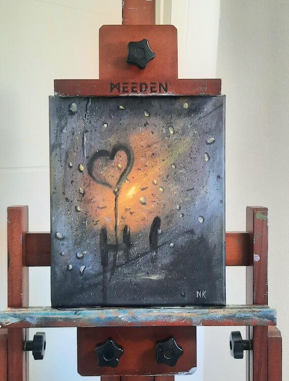 Rainy Drops on the Window – Abstract Heart ...