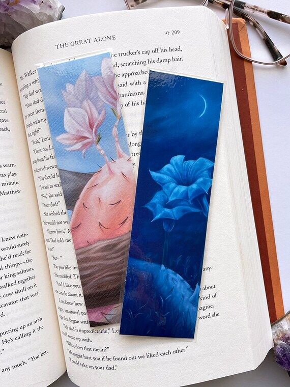 Surreal Floral Inner Healing Set of 2 Bookmar...