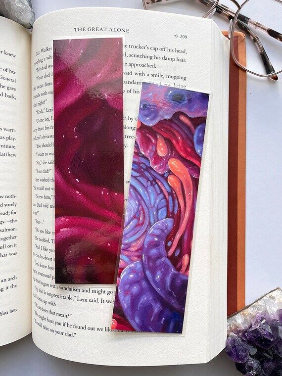 Fantasy Anatomy Bookmarks set: Fine Art Paint...