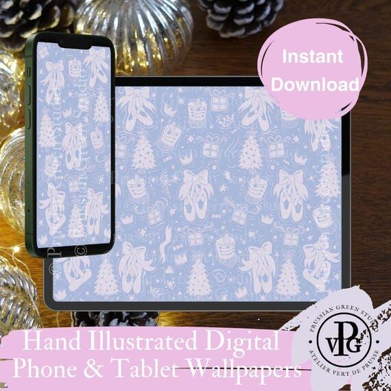 Set of 2 Device Wallpapers Phone, Tablet Back...