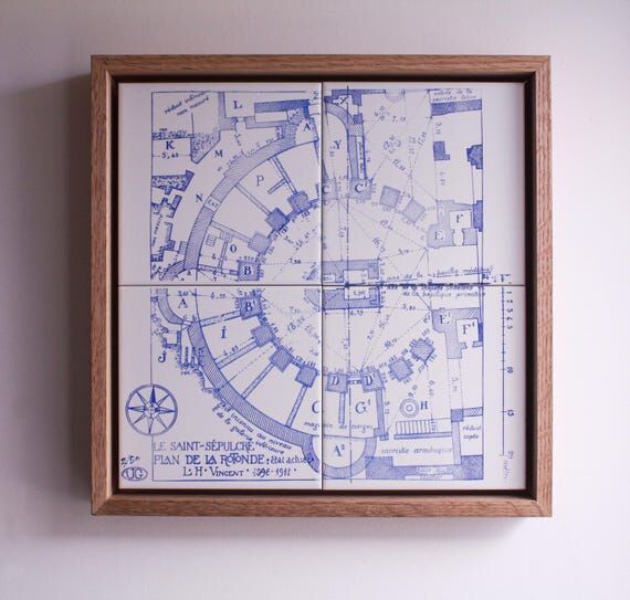 Church of Holy Sepulchre Ceramic Tile Art –...
