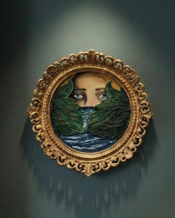 Dark Academia Wall Art, Greek Goddess Paintin...