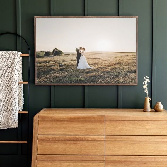 Custom Wedding Photo on Wood - Family Portrai...