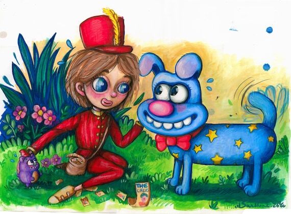 Acrylic Original Art - The Ringmaster - Story...