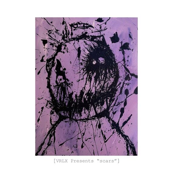 scars | Original abstract splatter painting. ...