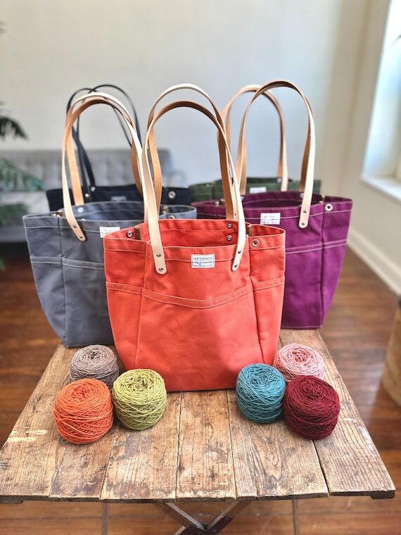 Knitting & Crochet Project Bag - Handmade in ...