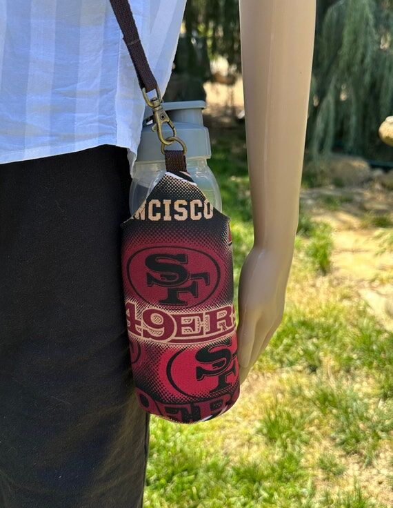 Water Bottle Carrier = 49ers Theme, Perfect f...