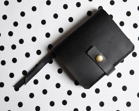 Small Accordion Leather Wallet: Handmade Wome...