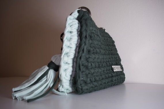 2 sided Mint one of a kind handmade shoulder ...
