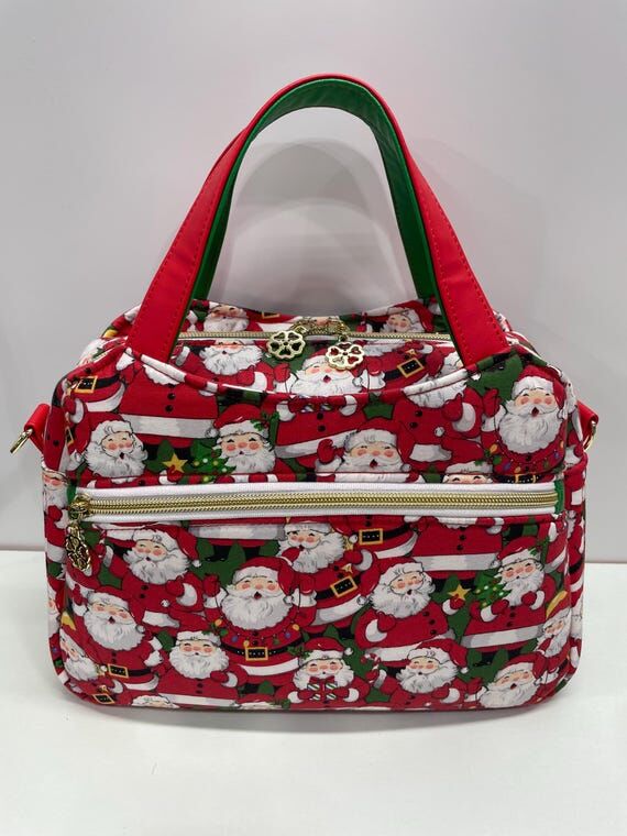 Handmade Santa Claus Crossbody Bag: Christmas...