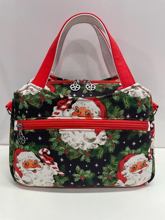 Handmade Christmas Santa Claus Crossbody Bag:...