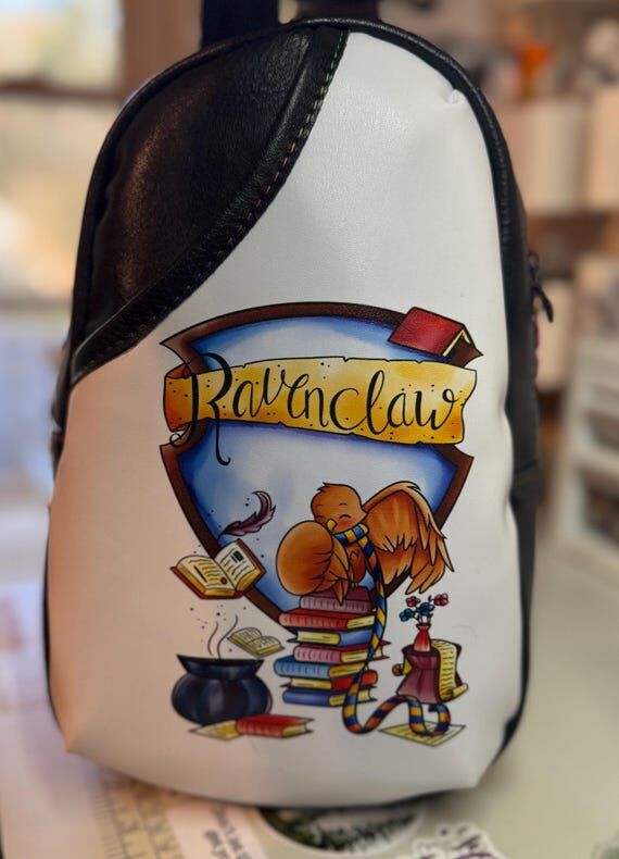 Handmade - HP Raven Vinyl Rosie Sling Bag...