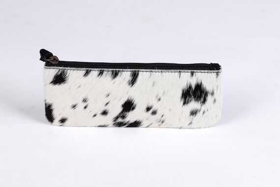Handmade Buffalo Leather Pencil Case: Cowhide...