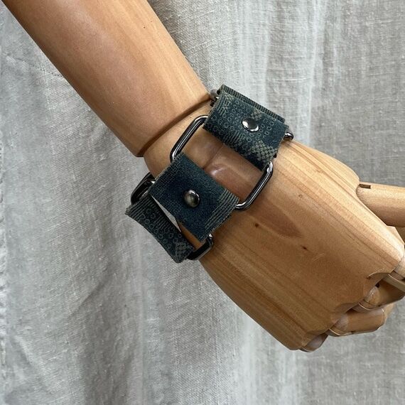 Handmade Camouflage Leather Cuff...