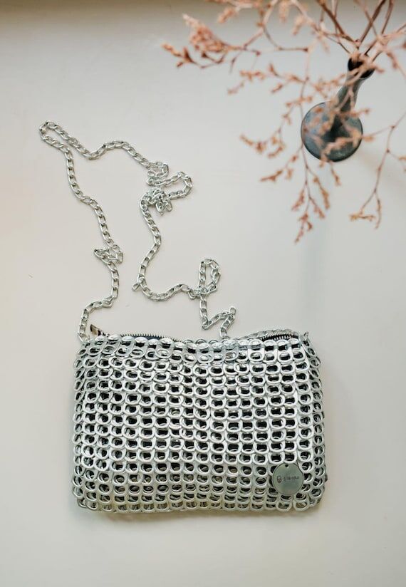 Unique Silver Handmade Bag from Can Openers E...
