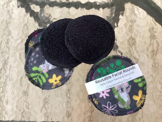 Koala print Facial Rounds Cloths...