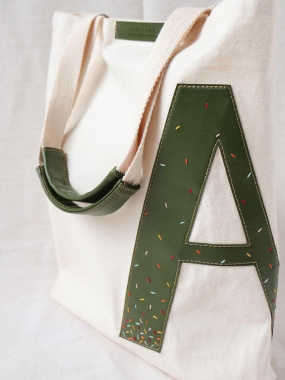 Personalized Canvas Tote Bag, Customized Name...