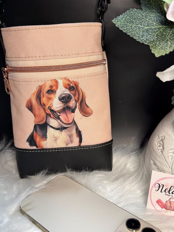Beagle Bag • Dog Lover Purse • Adjustable...