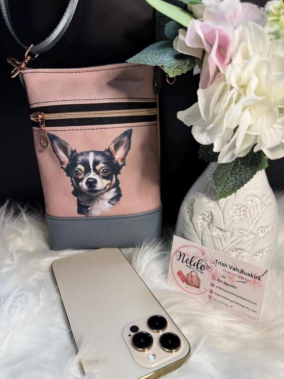 Chihuahua Bag • Dog Lover Purse • Adjusta...
