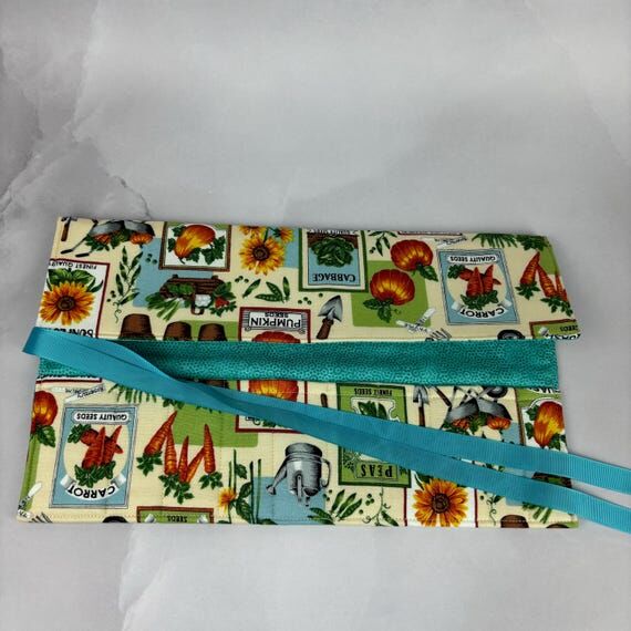Handmade seed packets makeup wrap, gardening ...