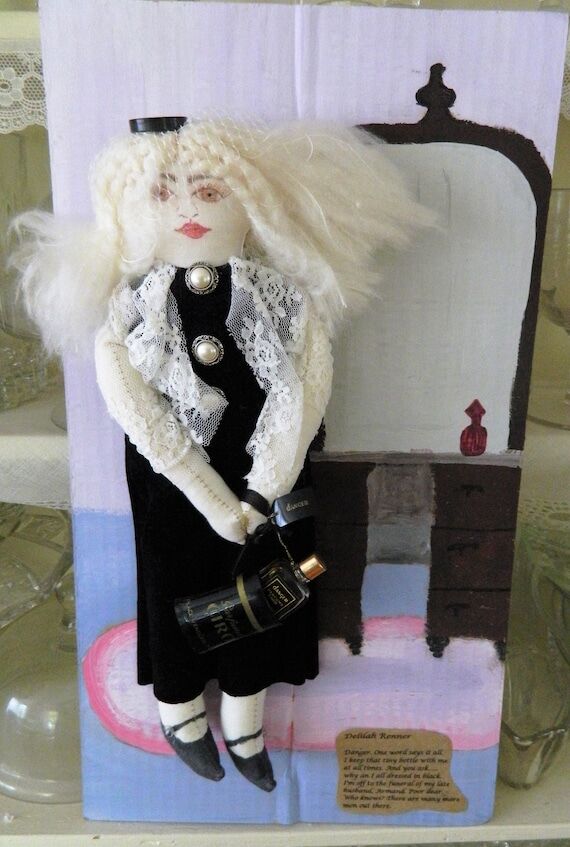 Art Doll: Ms. Delilah Renner, Fabric Doll in ...