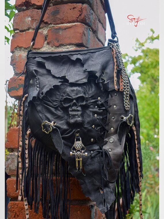 HIGH-END Compact Leather Black Crossbody bag ...