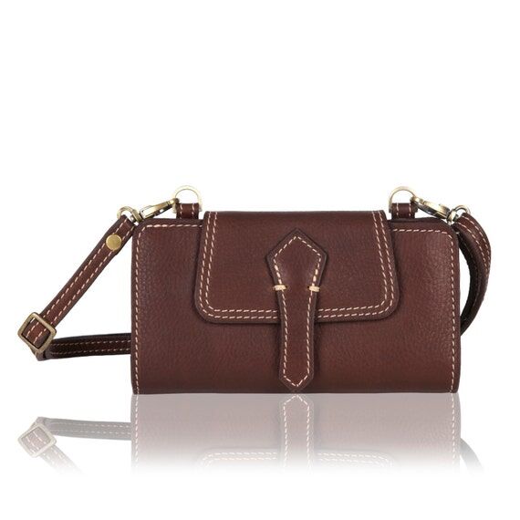 Handmade Leather Crossbody Bag: Small Leather...